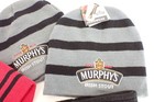 Lot Of 3 Liquor Promo Advertising Beanie Hats   Bandana Bakardi Murphys Irish