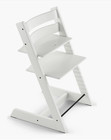 Stokke H2716 Beech Wood Adjustable Ergonomic Tripp Trapp Chair White
