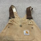 Vintage Carhartt Bib Overalls Youth S 6-8 Double Knee Insulated Usa 90s Bq626