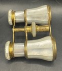 Antique Lemaire Fi Paris Mother Of Pearl Opera Glasses With Orig Case Binoculars