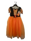 Hyde   Eek Witch Costume Girls 10 12 L Black   Orange Cute W  Hat Nwt