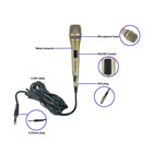 Professional Wired Handheld Microphone Dynamic Uni-directional Karaoke Stage Mic
