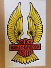 Harley Davidson Wings Vintage 1970 s Window Sticker Motorcycle Decal 4 5  X 7 5 