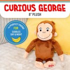 Kids Preferred Curious George Monkey Stuffed Animal 8 Inches  Multi-color