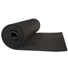 Extra-thick  Non-slip  Nbr Foam Yoga Mat With Carrying Strap  72  X 24   Black