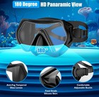 Snorkeling Gear For Adults  Dry-top Snorkel Set Scuba Diving Mask  Snorkel Mask 