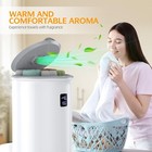 Smart Towel Warmer Bucket 20l Large Heated Towel Warmer Bathroom Led Timer White