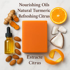 Handmade Soap - Natural Organi Turmeric Soap