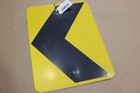 Authentic Road Sign Chevron Traffic Arrow Real Street Vintage