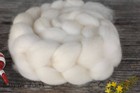 Bfl Undyed Wool Roving Natural Ecru White Combed Top Natural Spinning Felting 4 
