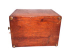 Portable Oak Disc Phonograph Record Player 1920 s