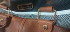 Itzy Ritzy Triple Threat Convertible Diaper Bag Coffee Cream Herringbone Read  