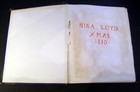 E94 - Victorian Album  Antique Scrapbook - 18 Pages - Scraps  Cards And Cut-outs