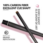 100  Carbon Fiber Pool Cue Shaft Pro Taper 11 8 12 5 13 Mm Low Deflection Stick