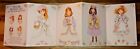 Vtg Hallmark Little Women Stand Up Dolls Birthday Unused Card   Envelope Nos