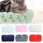 Chunky Cotton Yarn For Arm Knitting Jumbo Giant Bulky Yarn 1 Roll For Wide Uses