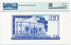 Government Of Gibraltar Gibraltar 10 Pounds 1986 Prefix A Pmg  67epq