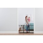 Extra Wide Baby Safety Gate Adjustable Walk-through Metal Kid Pet Barrier New