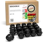 20 Pcs M12x1 5 12x1 5 Thread Oem Style Lug Nuts 1 25  32mm Long Black 3 4 