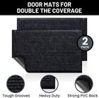 Front Door Mat Welcome Floor Mats - Entryway Indoor Outdoor Entrance Doormat    
