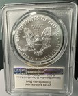 2017 Silver Eagle Dollar Ms70 Pcgs First Strike  225 Year Anniversary Label 