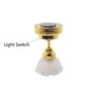 1 12 Dollhouse Lights Miniature Living Room Ceiling Light Battery Operated Lamp