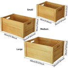 Wood Storage Crates handmade Wooden Crates Boxes Rustic Baskets Boxes Contain   