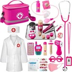 Doctor Kit For Kids Girls  34 Pcs Kids Doctor Kit For Toddlers 3-5 With Medic   
