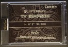 Ty Simpson 2026 Wild Card  a-ocw-bk-ts Qb1 On The Clock Auto  2 Rookie Rc Rams