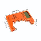 Zufecy Battery Tester Checker  Universal For Aa Aaa C D Orange 