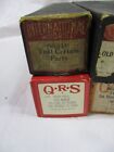 Lot Of 12 Antique vintage Player Piano Word Rolls - Lot A