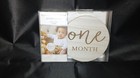 Baby Monthly Milestone Cards Sign - 6 Double Sided Cards