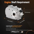 Complete 2 1 Reduction Gearbox   Wet Clutch For Honda Gx160 Gx200 Lifan 5 5hp