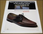 1967 Pedwin Shoes Print Ad Vintage Advertisement Brown Shoe Company Cougar