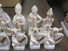 Original Authentic Ceramic Viking Chess Set By Gare By Keith 1971 Extra Large