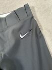 Nike Softball Pants Womans Xs Charcoal Gray 26    Vented College Fit 2 3 Lot Of 2