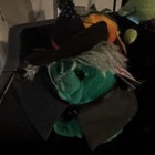 Swibco Puffkins Mini Halloween Plush Lot Pumpkin Frankenstein Bat 1997mpn 6201