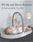 Stylish Baby Changing Pad With Soft Cover   Safety Straps - 31 X 16 Inches