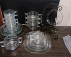 Mcm 4 Place Table Settings Joe Capone Italy Arno Glass Clear W soups 20 Piece