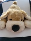 Fao Schwarz Patrick Pup Plush Dog Puppy Large Stuffed Animal Soft 22  Tan Soft 