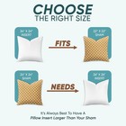 Premium Ultra Soft 24x24 Down Alternative Euro Pillow Insert For Sham