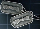 Cradle Of Filth Dog Tags New Official Midian 2002 Vintage Necklace Dani Jewelry