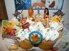 Disney The Lion King Movie Deluxe Cake Toppers Cupcake Decorations Set Of 10   2