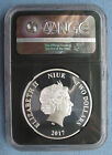 2017 Niue  2 Star Wars Luke Skywalker Proof 1 Oz Silver - Ngc Pf 69 Ultra Cameo