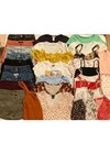 70 Pc Womens Junior Teen Tops shorts Summer Mixed Clothing Lot Size Xs Small S