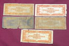 Philippines 1 Peso Treasury Certificate 1936   1941  - Poor To Very Good
