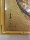 Vintage Japanese Edo-style Signed Painting Framed Nautical Fishing Boating Asia
