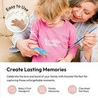 Kaciola Family Handprint Kit Diy Newborn Baby Hand Footprint Keepsake Frame