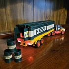 Hess Trucks  1976 Hess With Barrels Fuel Oils Box Trailer Truck 