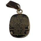 Vintage 1970   s Rare Libra Keychain Astrological Sign  Green gold Colors